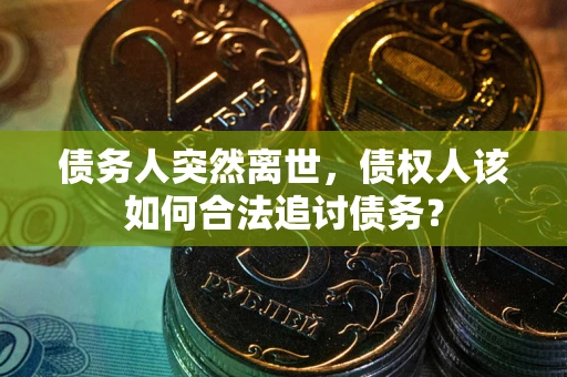 武汉债务人突然离世，债权人该如何合法追讨债务？