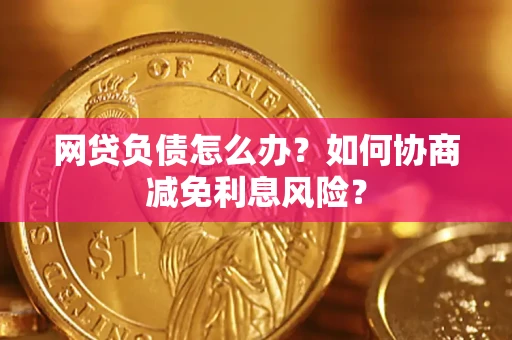 武汉网贷负债怎么办？如何协商减免利息风险？