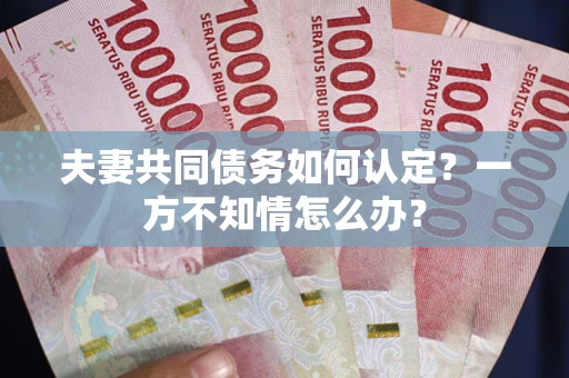 武汉夫妻共同债务如何认定？一方不知情怎么办？