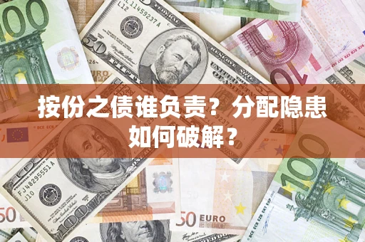 武汉按份之债谁负责？分配隐患如何破解？