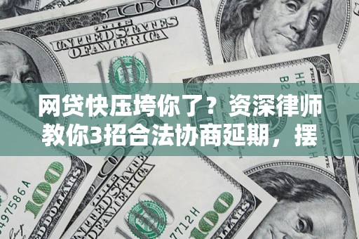 武汉网贷快压垮你了？资深律师教你3招合法协商延期，摆脱暴力催收！