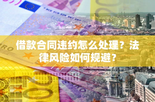 武汉借款合同违约怎么处理？法律风险如何规避？