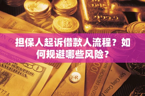 武汉担保人起诉借款人流程？如何规避哪些风险？