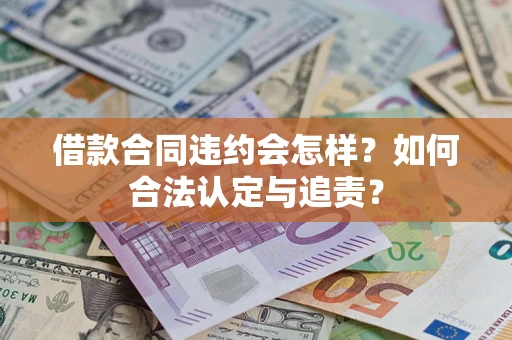 武汉借款合同违约会怎样？如何合法认定与追责？