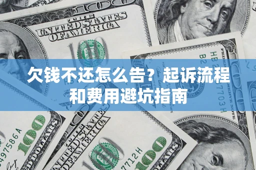 武汉欠钱不还怎么告？起诉流程和费用避坑指南