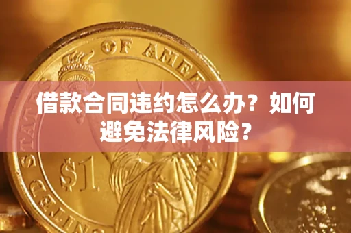 武汉借款合同违约怎么办？如何避免法律风险？